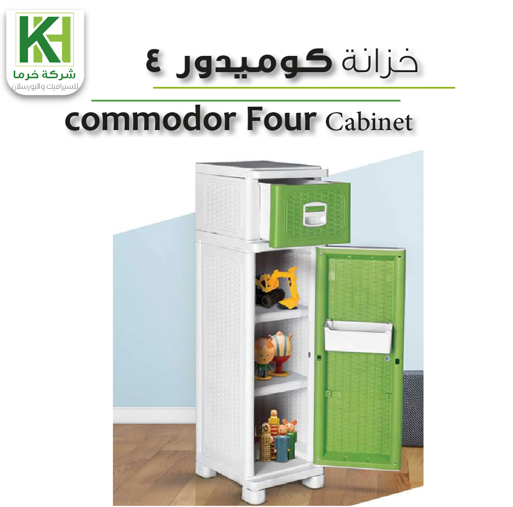 Picture of  Plastic commodor 4 Cabinet